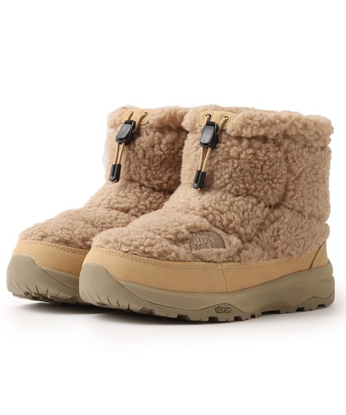 ノースフェイスブーツ ヌプシブーティショート　ベージュ THE NORTH FACE（ザ ノースフェイス） ブーツ THE NORTH FACE Nuptse