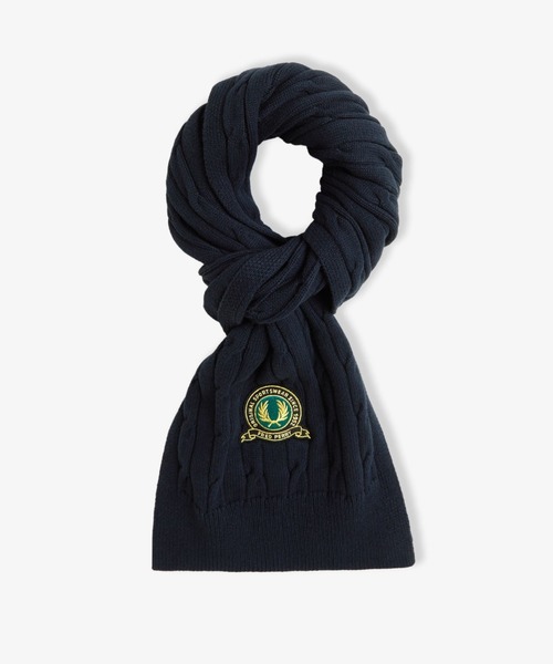 FRED PERRY（フレッドペリー） マフラー Tennis Badge Cable Scarf