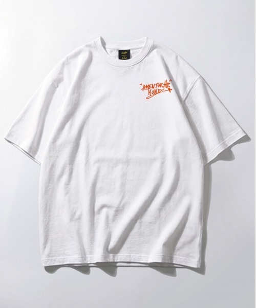 tシャツ 「Leyline」Scribble tee / 落書き風マルチグラフィック
