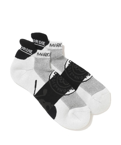 MARK&LONA 靴下 Mirror Skull Ankle Socks | MEN メンズ