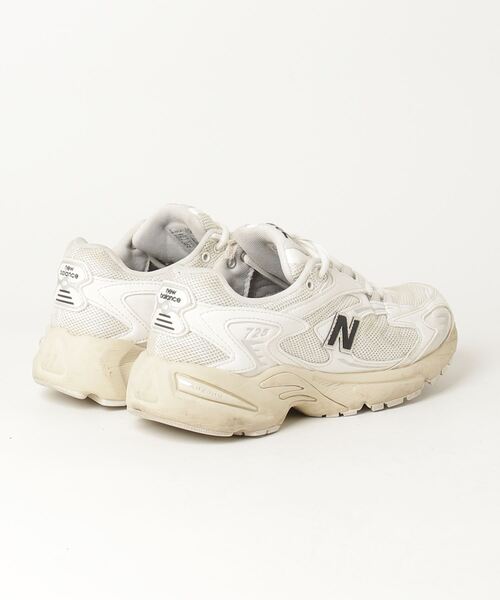 「New Balance」 ローカットスニーカー 24.5cm オフホワイト レディース
