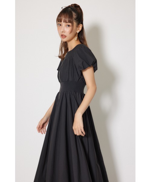 ワンピース 「2025AW」MA-1オフショルフレアワンピース 秋服