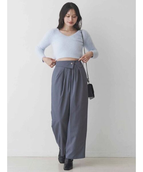 MERCURYDUO（マーキュリーデュオ） ニット セーター ミニシャギーV