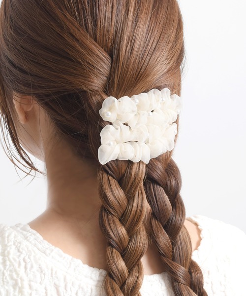 Flowering（フラワーリング） ヘアピン 「2個セット」くしゅくしゅ