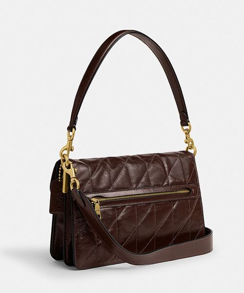 COACH タビー ショルダー バッグ キルティング　ゴールド　ブラック　黒 COACH ショルダーバッグ バッグ タビー ショルダー 26