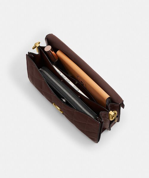 COACH タビー ショルダー バッグ キルティング　ゴールド　ブラック　黒 COACH ショルダーバッグ バッグ チェーン タビー ショルダー