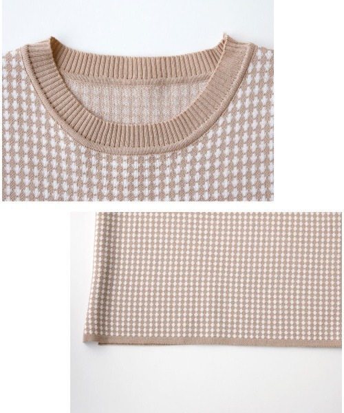 「Ehre style」 ノースリーブニット FREE ベージュ レディース_画像4