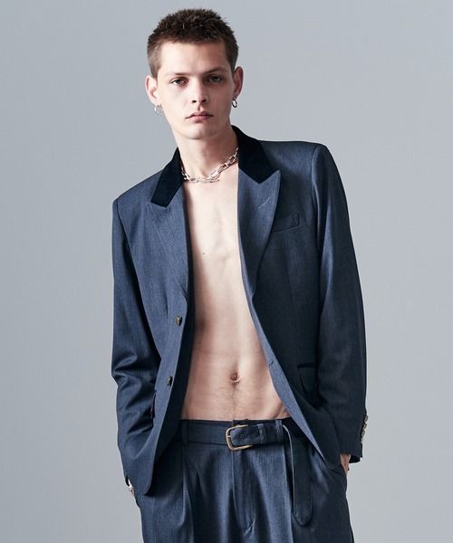 ジャケット テーラードジャケット Blue Noise Tailored Jacket / ブルーノイズテーラードジャケット メンズ レディースの画像