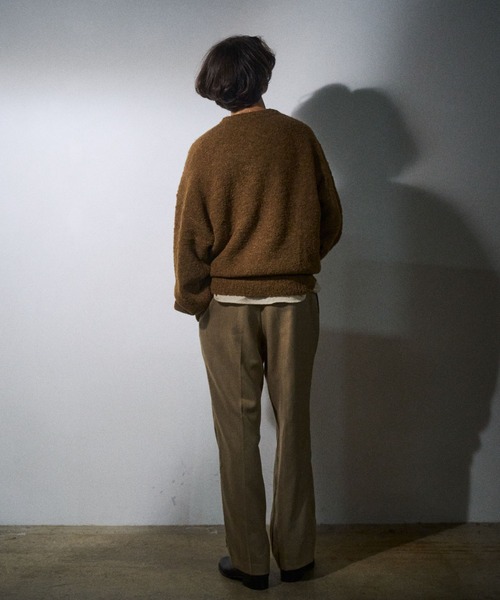 THE BOLDMAN スラックス 2tuck Pinstripe Slacks / ツータックピン