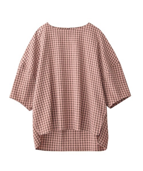 「zootie」 半袖ブラウス M ホワイト×ブラック レディース_画像4