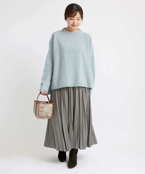 IENA（イエナ） ニット セーター 「WEB限定/追加」ウールカシミヤ 脇
