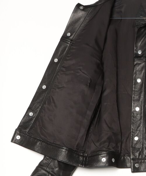 A LEATHER（エーレザー） コート ジャケット A LEATHER TRUCKER JACKET