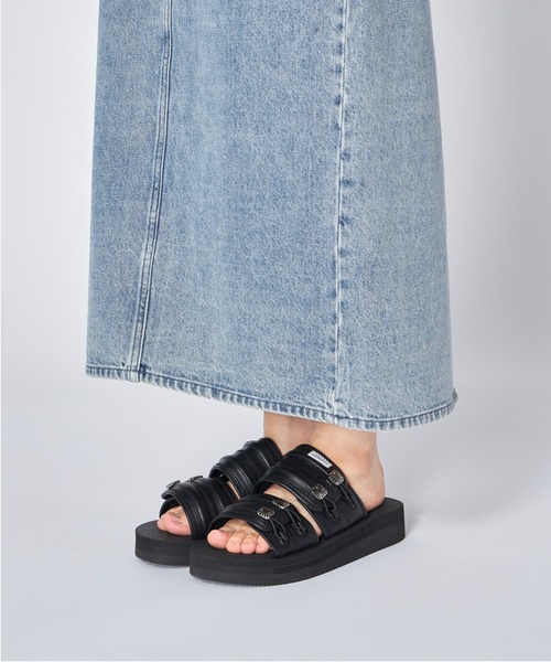 「TOGA PULLA」 フラットサンダル 23 カーキブラウン レディース_画像6