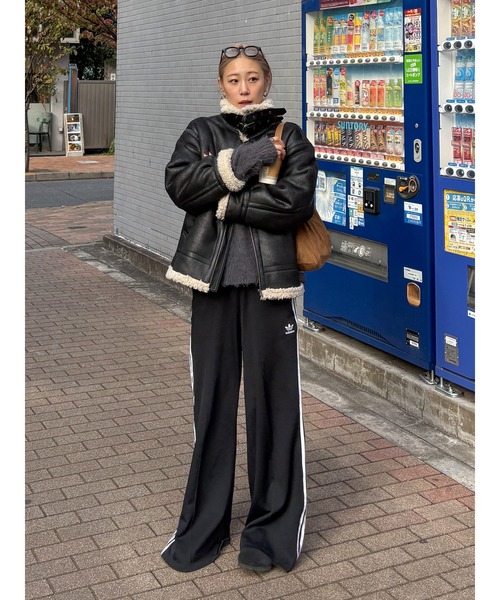 Ungrid（アングリッド） ブルゾン アウター フェイクムートンボア