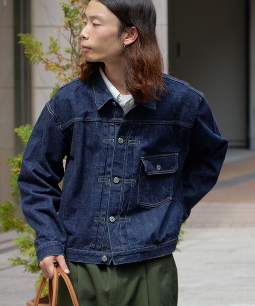 レミレリーフ 1st gジャン リーバイス REMI RELIEF（レミレリーフ） 14OZ DENIM 1st JKT（リペア
