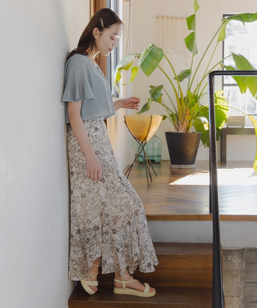 「mysty woman」 半袖カットソー FREE ブラック レディース_画像3