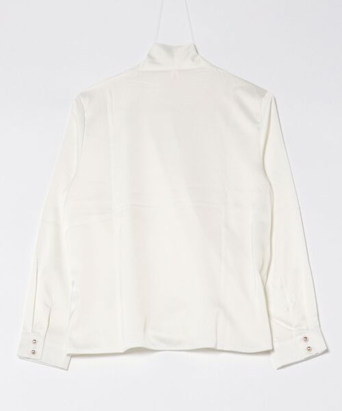 BLANC FICELLE ブラウス シャツ カシュクール 長袖シャツ レディース