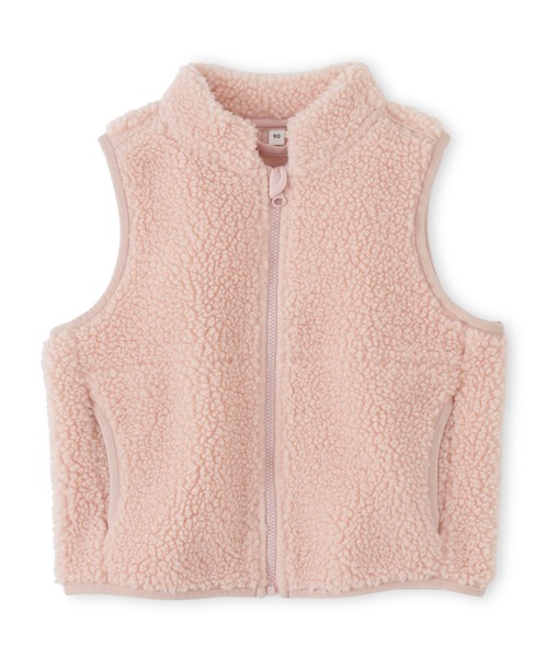 無印良品（MUJI） ベスト ベビー ボアフリースベスト キッズ 子供服