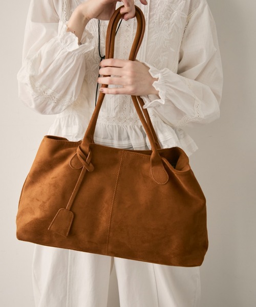 Trish（トリッシュ） ショルダーバッグ バッグ ビーガンスエードビッグ