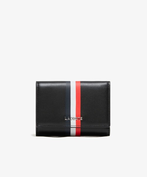 LACOSTE（ラコステ） 財布 トリコロールプリントレザー3つ折り