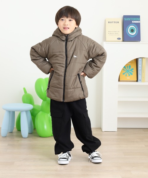 ダウン アウター POLOCHAMPS 裏フリース中綿マウンテンジャケット KIDS