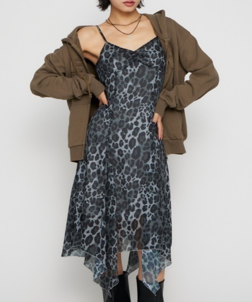 LAGUA GEM（ラグアジェム） ワンピース RANDOM HEM LEO CAMI