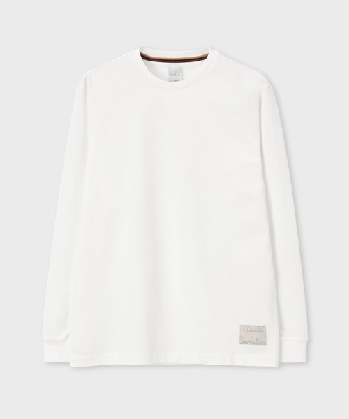Paul Smith tシャツ Cropped Logo” 長袖Tシャツ / 253563 049X