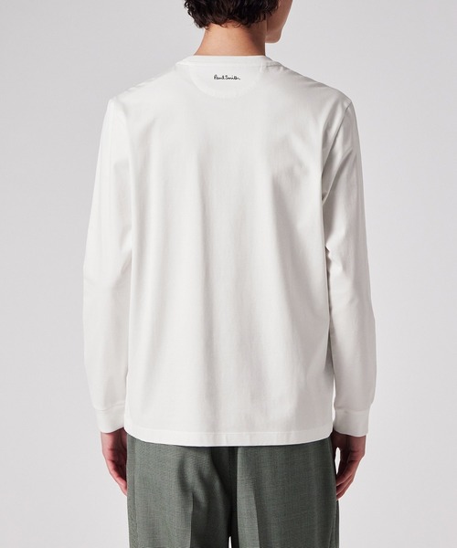 Paul Smith（ポール・スミス） tシャツ Cropped Logo” 長袖Tシャツ