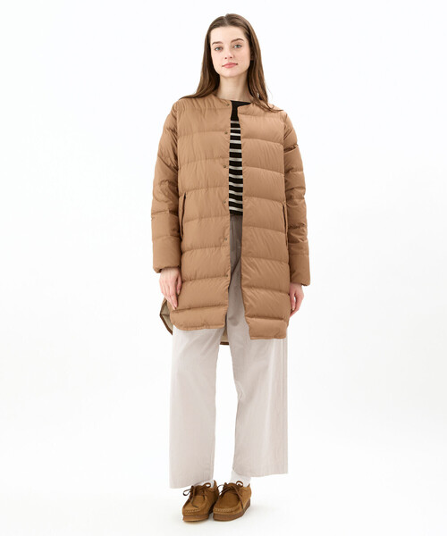 ORCIVALオーシバル　ナイロンタフタダウンコートジャケット0(S) ベージュ ORCIVAL（オーシバル） ダウンジャケット 1 ベージュ レディース