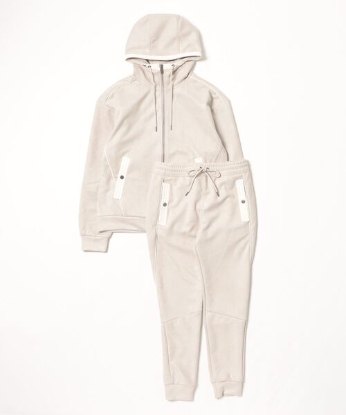 MMMM セットアップ MMMM/ フェイクスウェード/セットアップ/ZIP