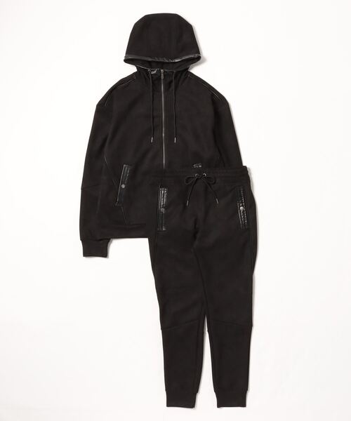 MMMM セットアップ MMMM/ フェイクスウェード/セットアップ/ZIP