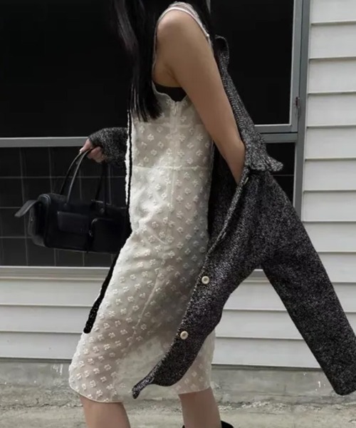 「SEN TOKYO」 ノースリーブワンピース M ホワイト レディース_画像2