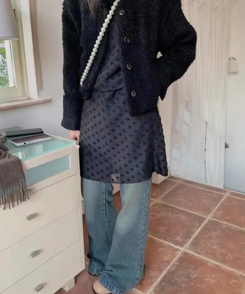 「SEN TOKYO」 ノースリーブワンピース M ホワイト レディース_画像3