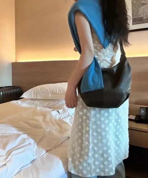 「SEN TOKYO」 ノースリーブワンピース M ホワイト レディース_画像4