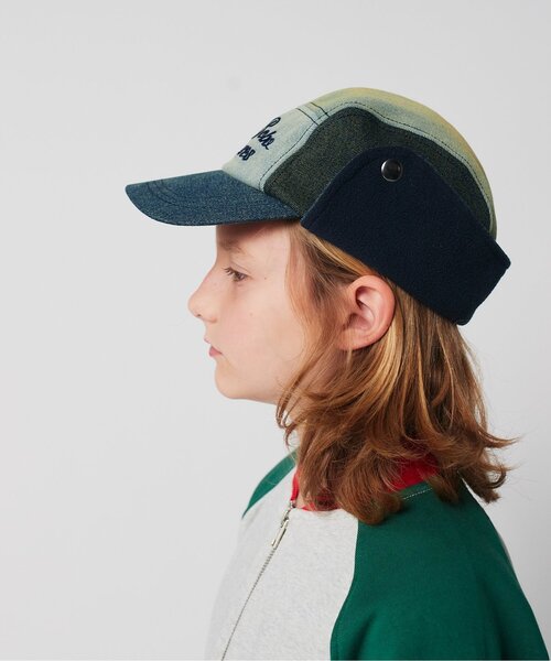 BOBO CHOSES（ボボショーズ） キャップ 帽子 Go Bobo denim winter cap