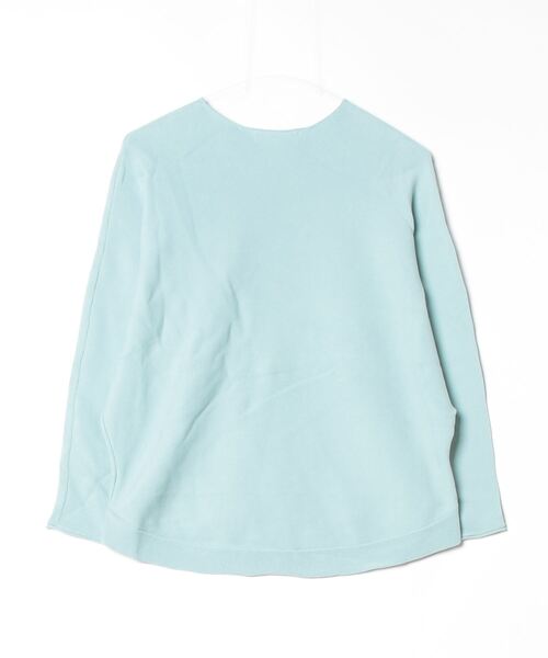 「qualite」 長袖ニット フリー ブルー レディース_画像2