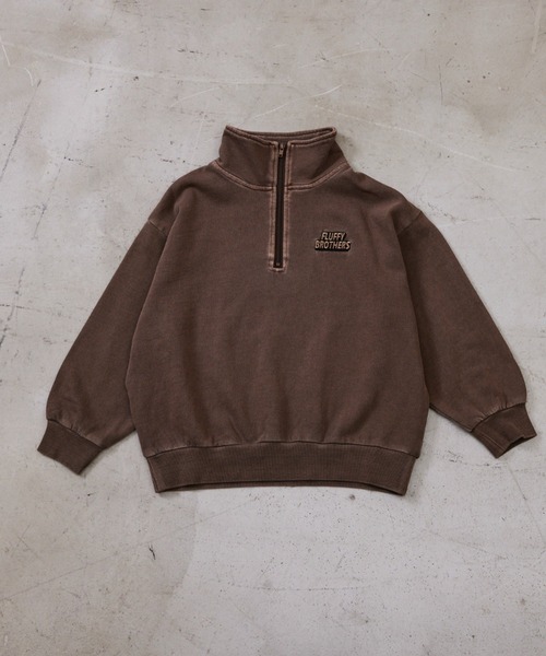 Fluffy BROTHERS（フラッフィーブラザーズ） トレーナー ハーフジップ