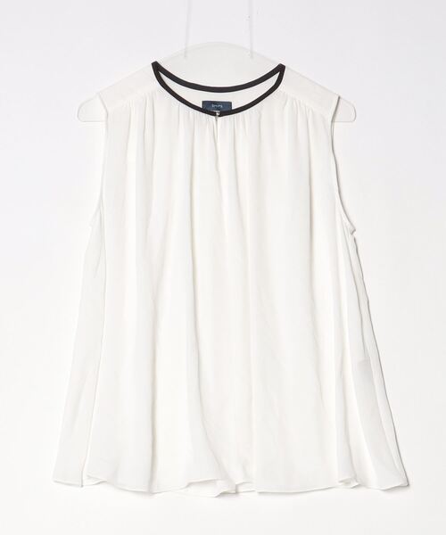 SHIPS（シップス） ノースリーブブラウス ONE SIZE ホワイト 