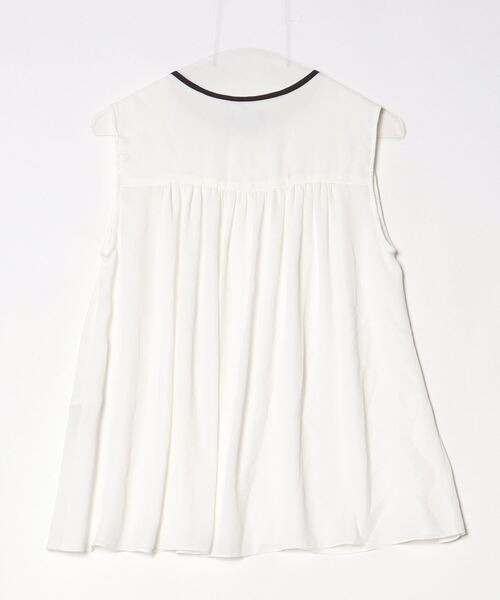 SHIPS（シップス） ノースリーブブラウス ONE SIZE ホワイト 