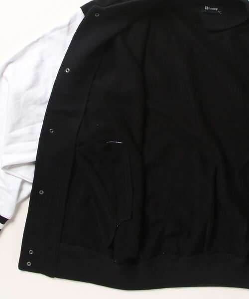 Subciety（サブサエティ） スタジャン MEDIUM ブラック×ホワイト