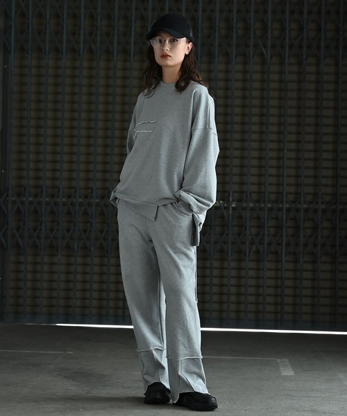 即購入⭕️FRUITSZIPPER スウェットセットアップ グレー(FC限定) funda mine トレーナー スウェット 「SETUP可能」UNISEXエフォートレス