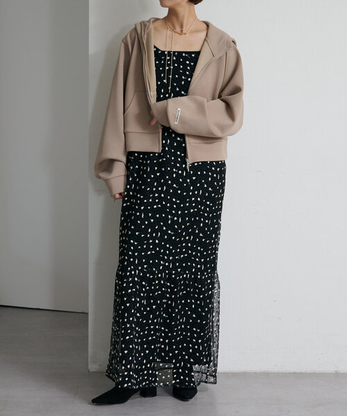 Omekashi（オメカシ） キャミソールワンピース 38 ブラック レディース