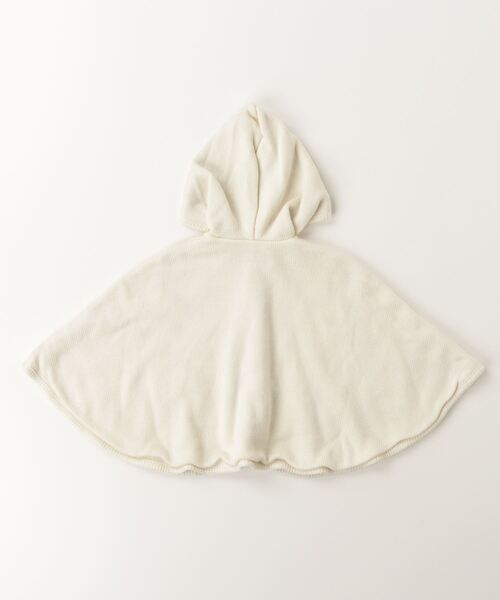 バーバリー　フーデッド　ポンチョ　キッズM BURBERRY（バーバリー） 「KIDS」ポンチョ - ホワイト キッズ