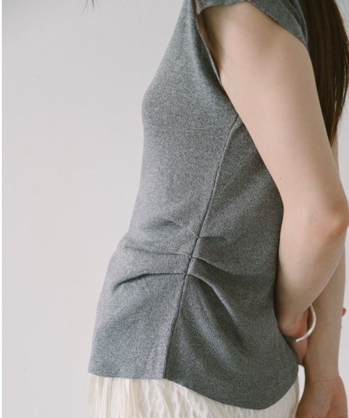 「DRWCYS」 ノースリーブニット FREE グレー レディース_画像6