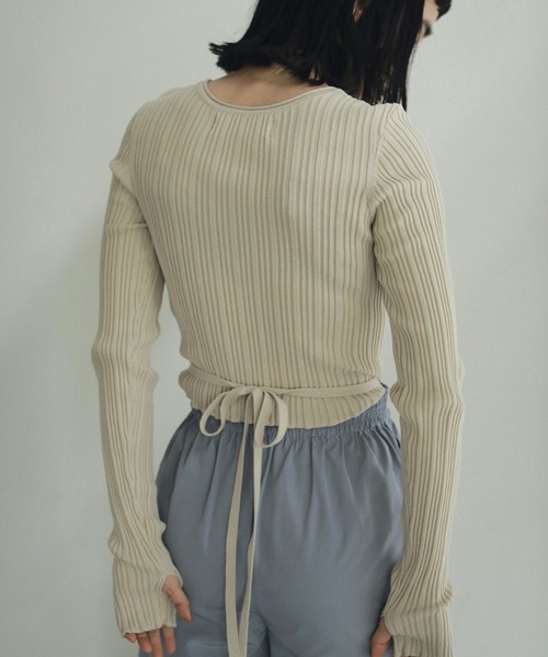 「anuke」 長袖ニット FREE ナチュラル レディース_画像7