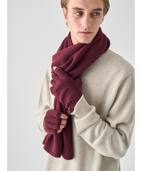 JOHN SMEDLEY（ジョンスメドレー） 手袋 「Eco Cashmere」カシミヤ混