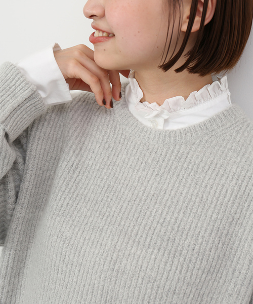 SLOBE IENA（スローブイエナ） 長袖ブラウス - ホワイト レディース