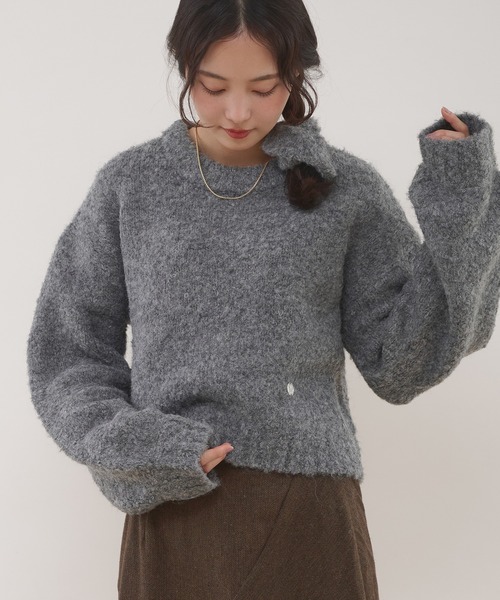 MUHET（ミュエータ） ニット セーター loop yarn short knit