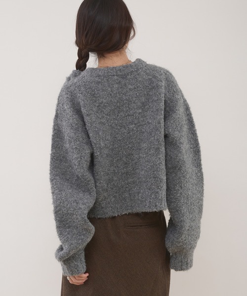 MUHET（ミュエータ） ニット セーター loop yarn short knit