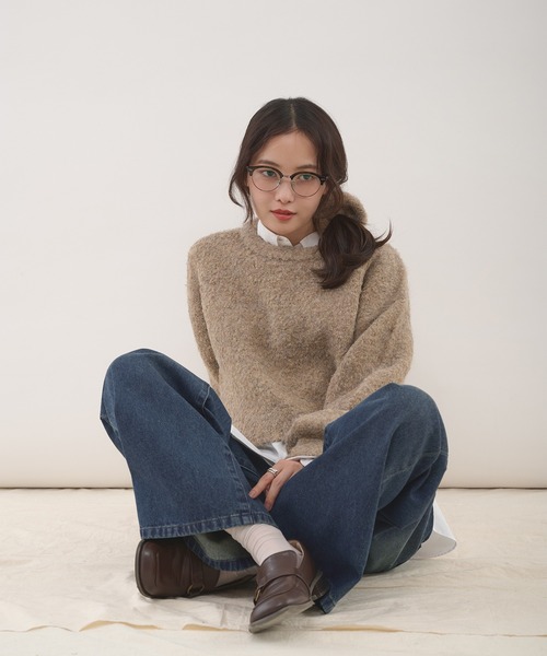 MUHET（ミュエータ） ニット セーター loop yarn short knit